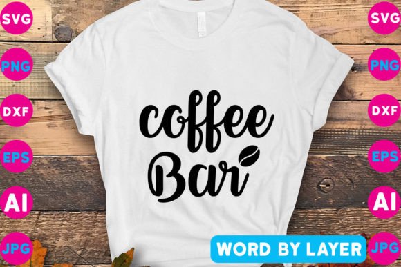 Coffee Bar SVG Design
