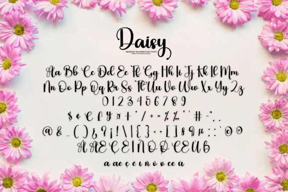 Daisy Font - Preview 2