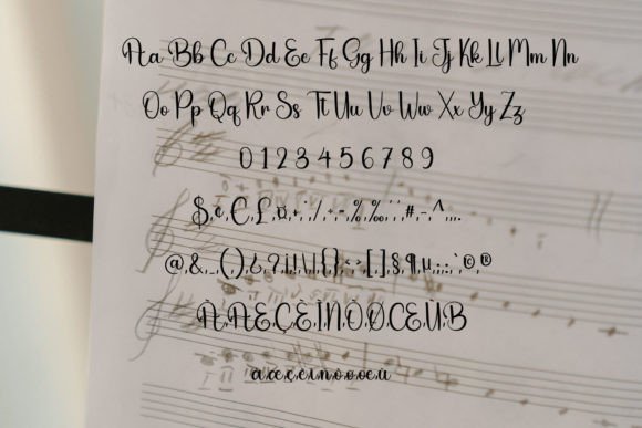 Ditty Font PNG with transparent background - Preview 4