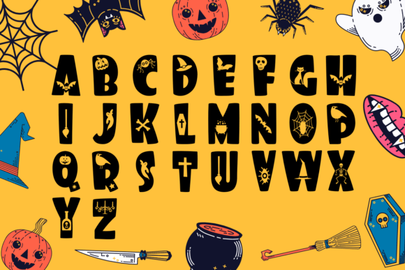 Funny Halloween Font - Preview 1