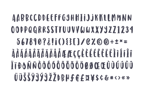 Lemon Tart Font PNG with transparent background - Preview 5