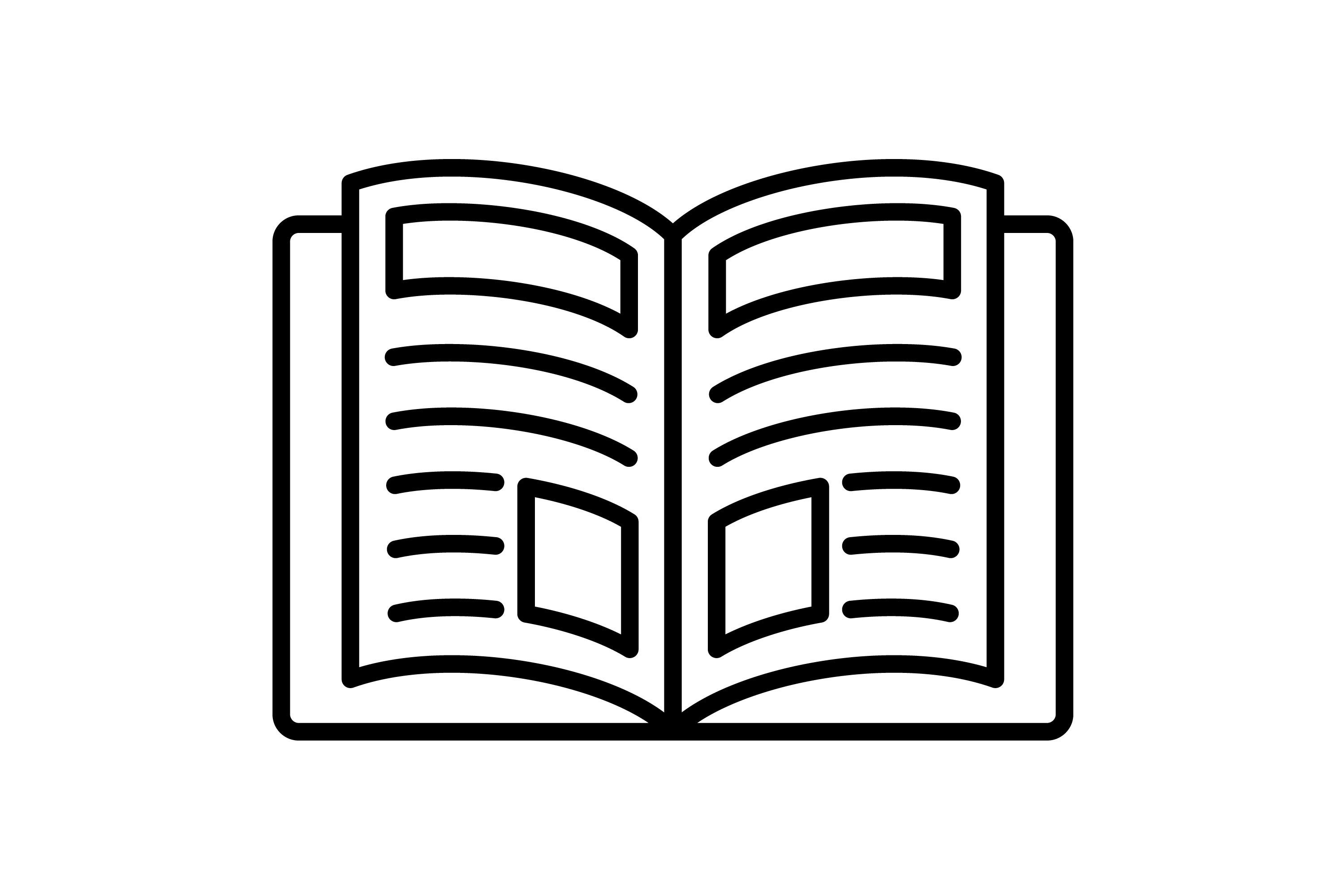 Magazine Outline Icon Graphic by Maan Icons · Creative Fabrica
