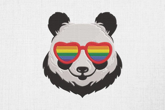 Panda Gay Pride LGBT Rainbow Sunglasses