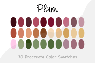 Plum - Procreate Color Palette Graphic by Picto Graphy · Creative Fabrica