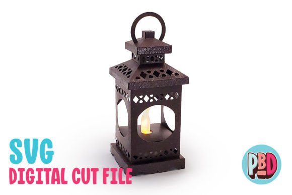 Tea Light Lantern Ornament 3d Papercraft Graphics