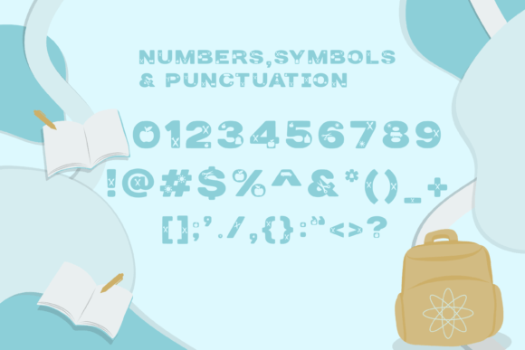 Back to School Font - Preview 3