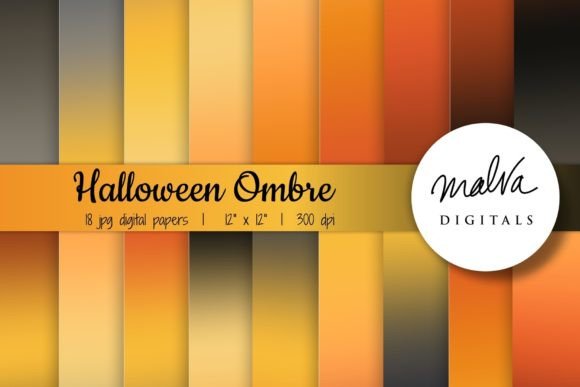 Halloween Ombre Backgrounds