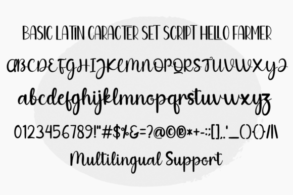 Hello Farmer Duo Font PNG with transparent background - Preview 4