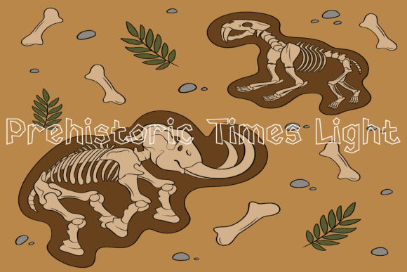 Prehistoric Times Font PNG with transparent background - Preview 2