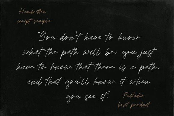 Rarttake Signature Font PNG with transparent background - Preview 1