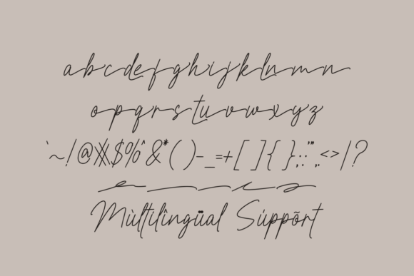 Restiny Sallmi Font PNG with transparent background - Preview 6