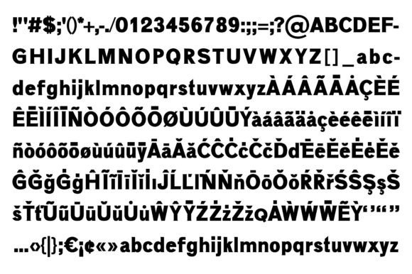Arena Font - Preview 3