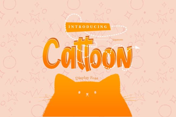 Cattoon Font - Preview 1