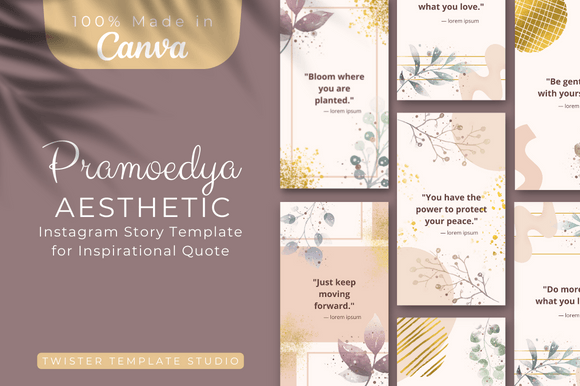 Instagram Story For Canva Pramoedya Graphics