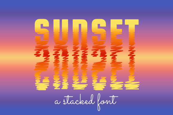 Sunset Fuentes Display Fuente Por WADLEN