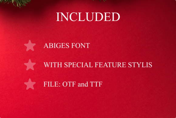 Abiges Font - Preview 1