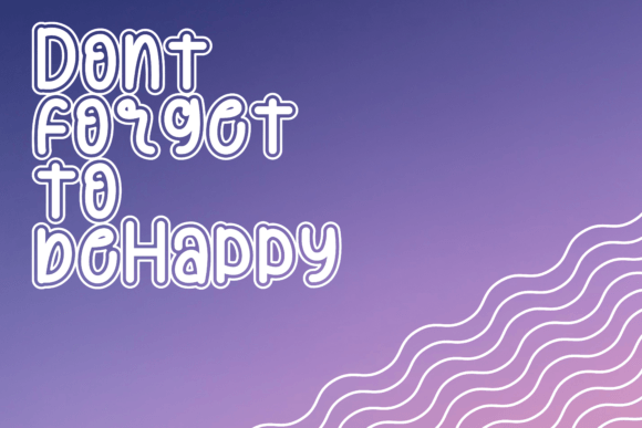 Amorany Bubble Font - Preview 1