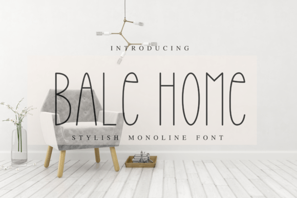 Bale Home Font - Preview 1