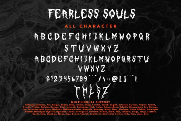 Fearless Souls Font - Preview 5