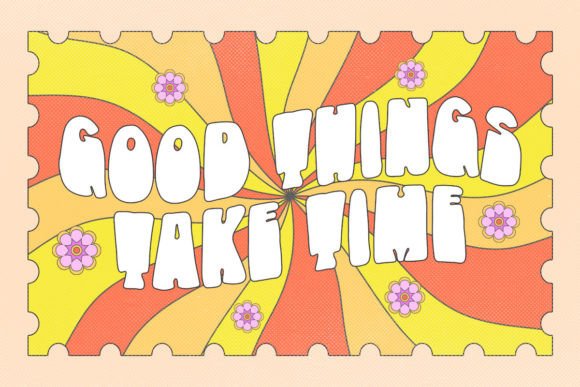 Glimpse of Groovy Font - Preview 1