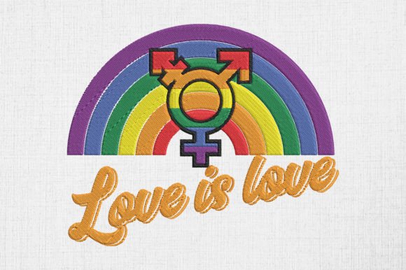 LGBTQ Pride Rainbow Love is Love
