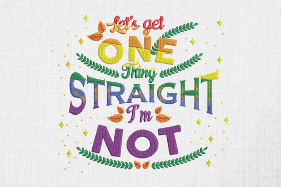 LGBTQ Rainbow Pride Not Straight Gay