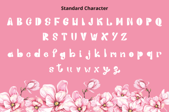 Magnolia Fiona Font PNG with transparent background - Preview 1