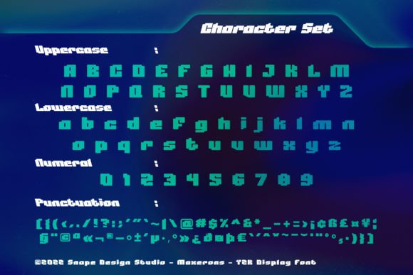 Maxerons Font PNG with transparent background - Preview 1
