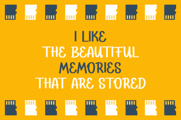 Memoridays Font PNG with transparent background - Preview 1