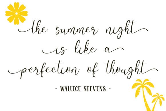 More Summer Duo Font PNG with transparent background - Preview 3