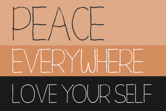 Neverthink Font PNG with transparent background - Preview 2