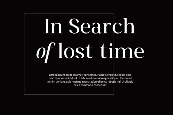 Qia Display Font PNG with transparent background - Preview 3