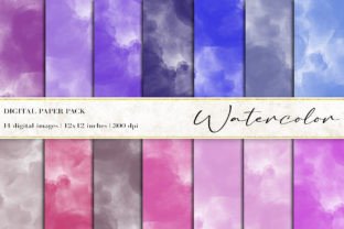 Watercolor Digital Papers Graphic by BonaDesigns · Creative Fabrica