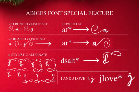 Abiges Font - Preview 2