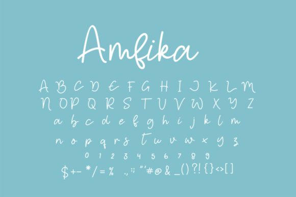 Amfika Font - Preview 2