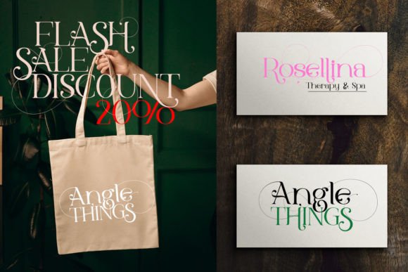 Angle Things Font - Preview 2
