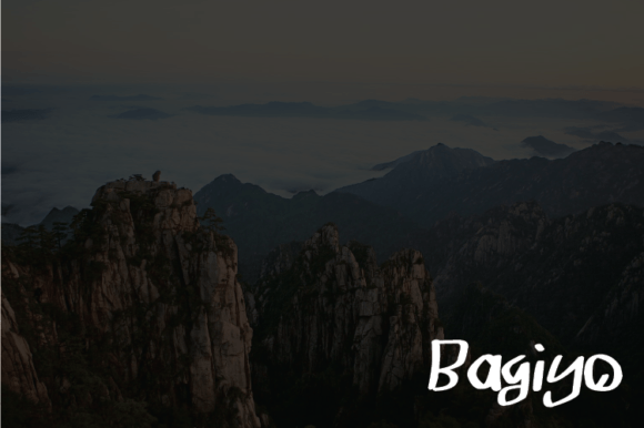 Bagiyo Font PNG with transparent background - Preview 3