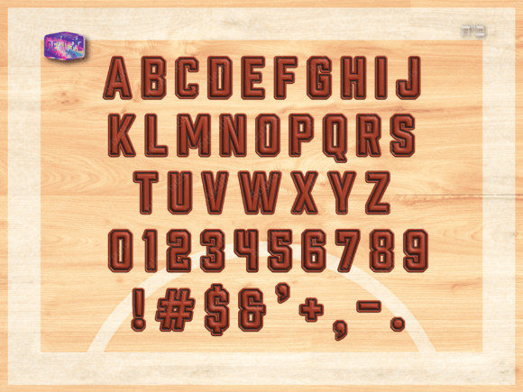 Basketball Font - Preview 1
