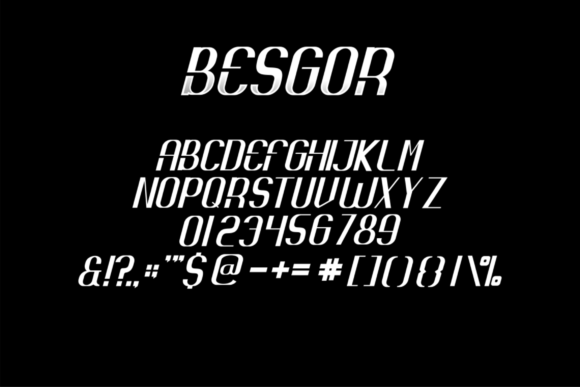 Besgor Font - Preview 2