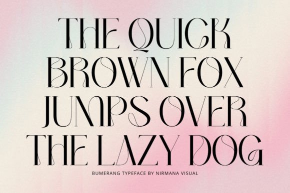 Bumerang Font - Preview 2