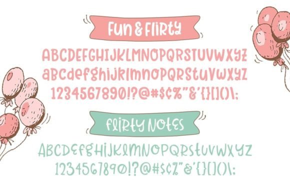 Flirty Font - Preview 6