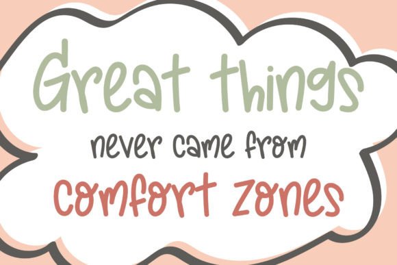 Good Night Font PNG with transparent background - Preview 3