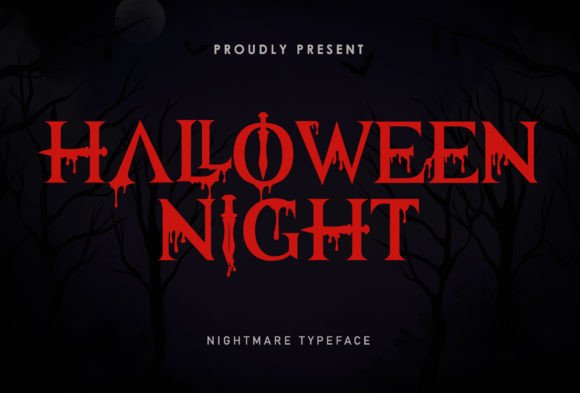 Halloween Night Font - Preview 1
