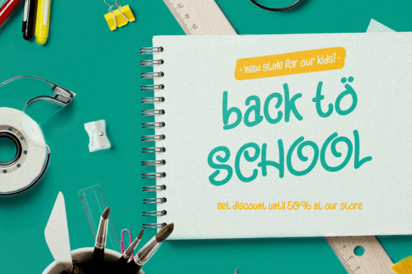 Ken Tunk Font PNG with transparent background - Preview 2