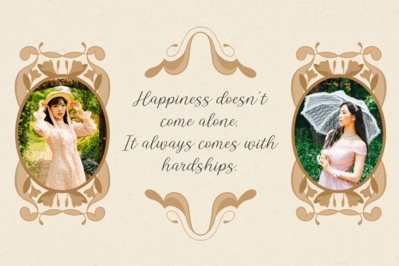 Lambency Font PNG with transparent background - Preview 1