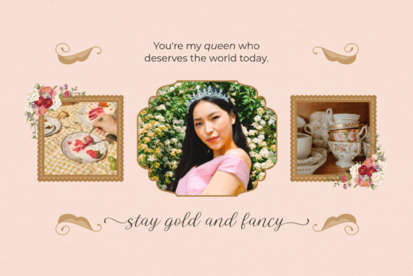 Lambency Font PNG with transparent background - Preview 3