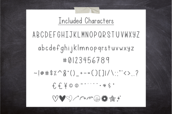 Lazy Sushi Font PNG with transparent background - Preview 5