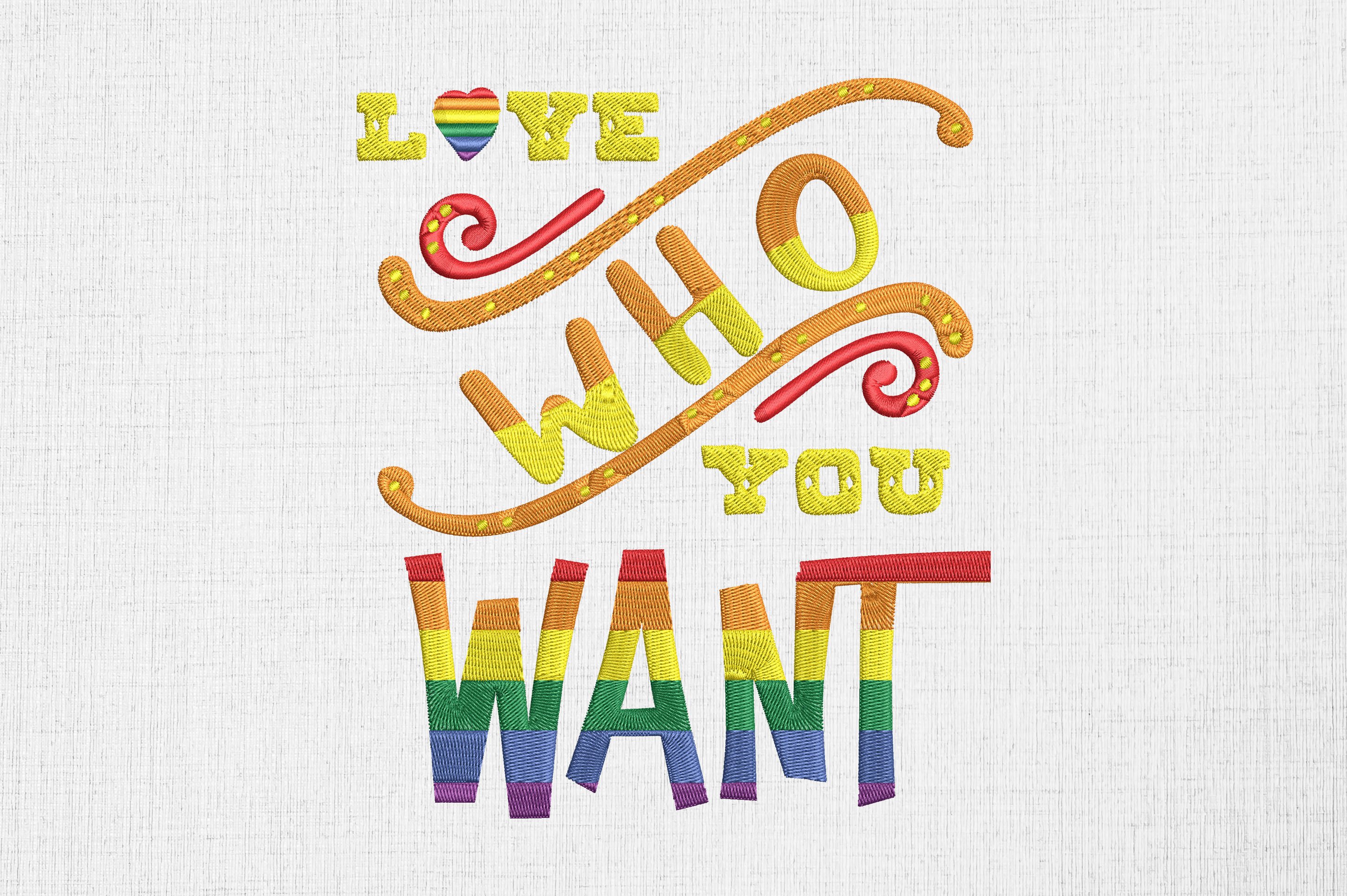 Love Who You Want Gay Pride LGBTQ