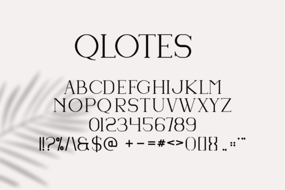 Qlotes Font PNG with transparent background - Preview 2
