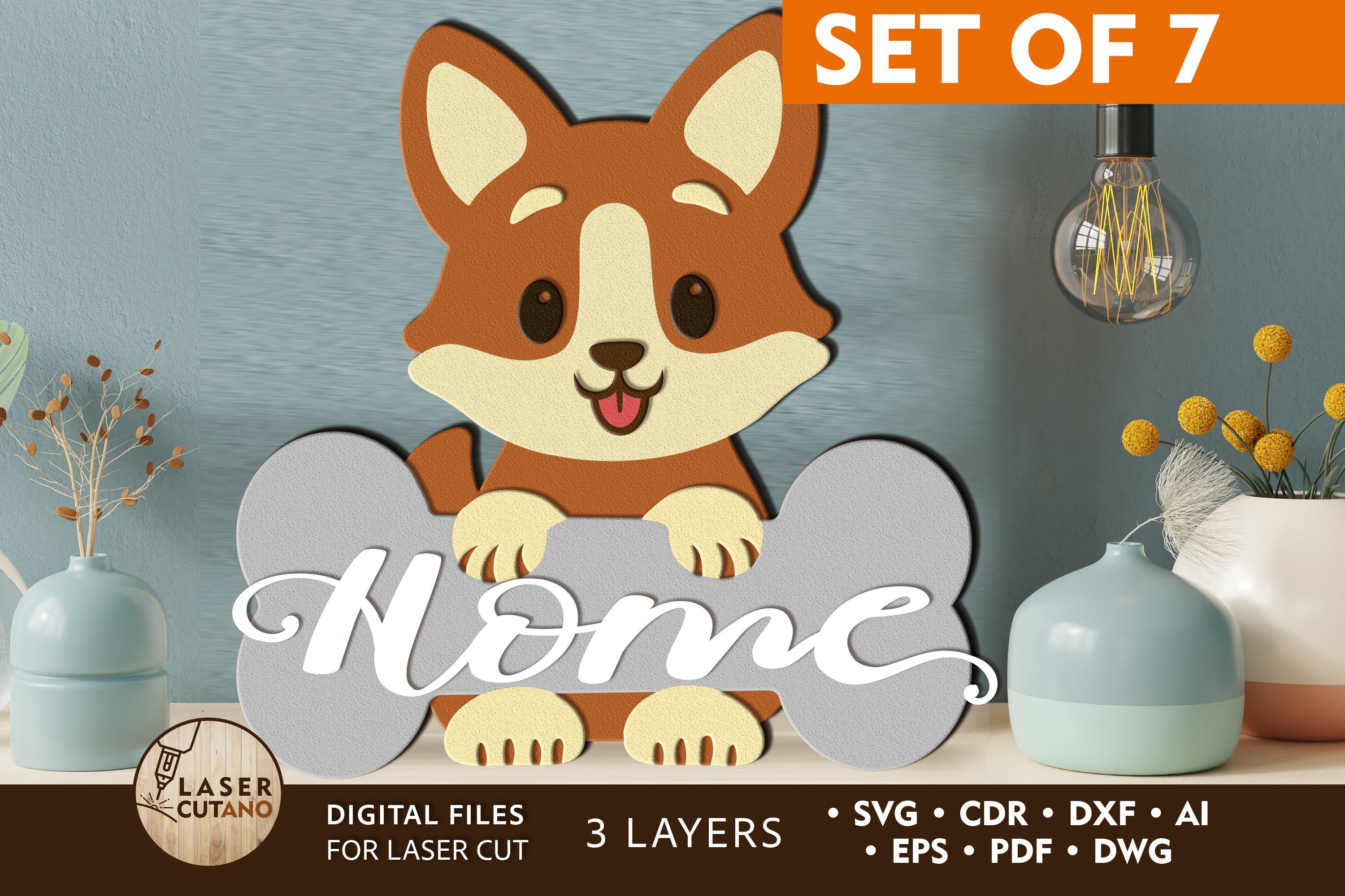 Sign Home Bundle Laser Cut Wood preview, assorted home sign designs for wood cutting